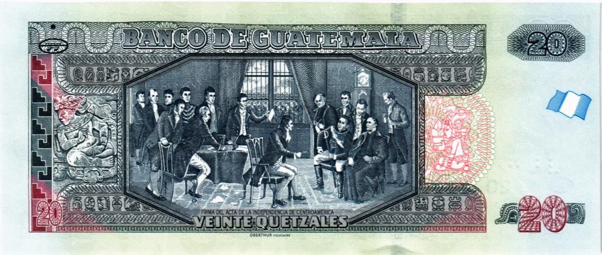ГВАТЕМАЛА 20 КЕТСАЛЬ мини 2