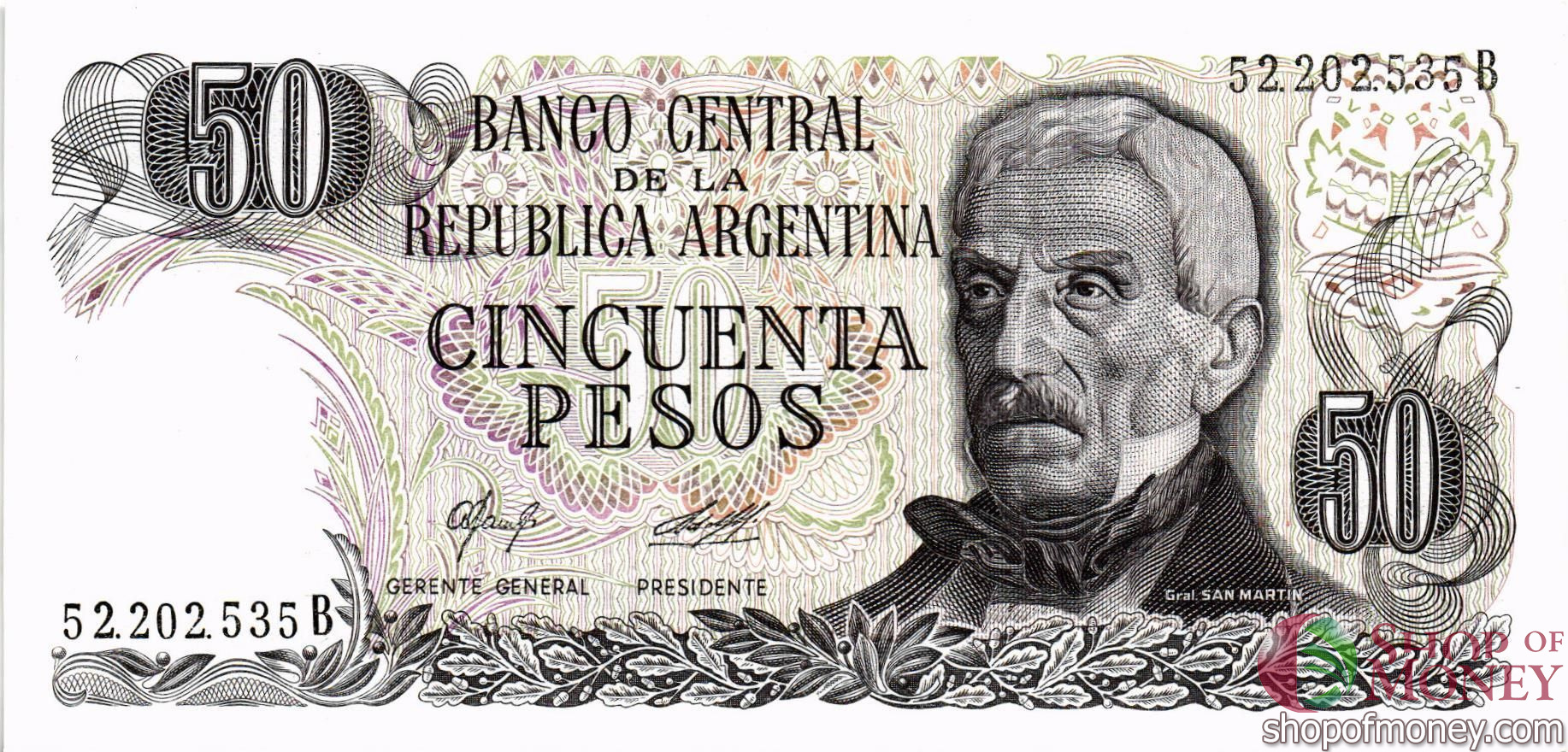 АРГЕНТИНА 50 ПЕСО мини 1