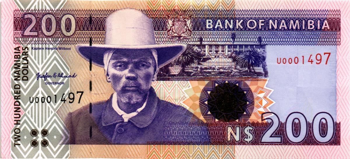 НАМИБИЯ 200 ДОЛЛАРОВ мини 1