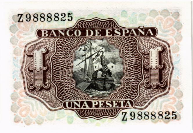 ИСПАНИЯ 1 ПЕСЕТА мини 2