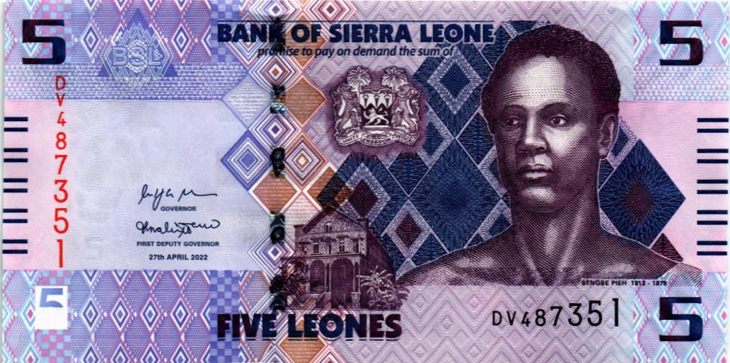 СЬЕРРА ЛЕОНЕ 5 ЛЕОНЕ