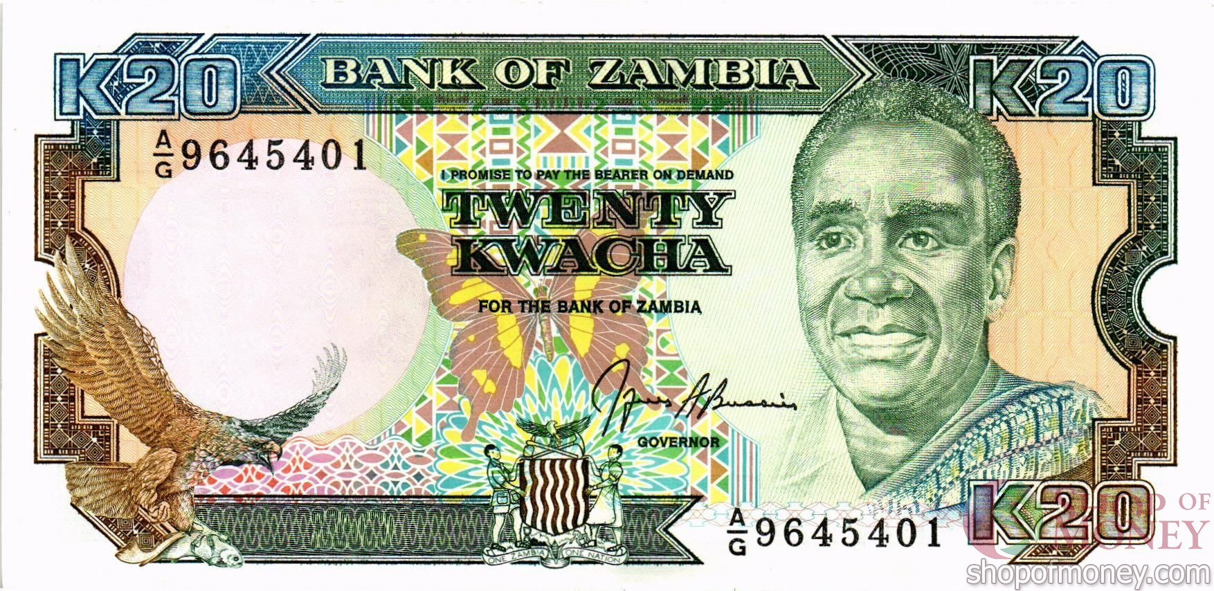 ЗАМБИЯ 20 КВАЧА мини 1