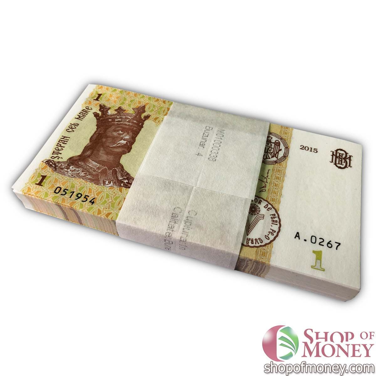 МОЛДОВА 1 ЛЕЙ (100 БАНКНОТ)