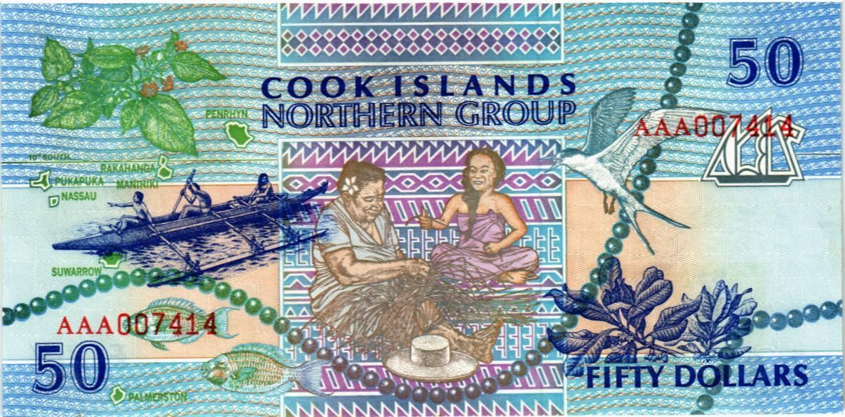 ОСТРОВА КУКА 50 ДОЛЛАРОВ мини 2