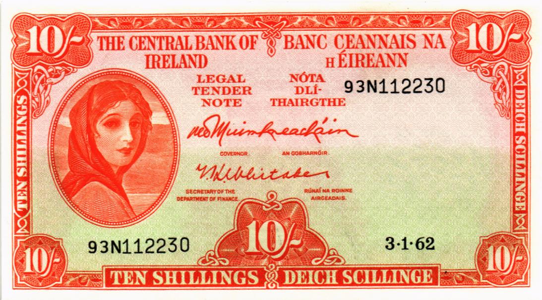 ИРЛАНДИЯ 10 ШИЛЛИНГОВ