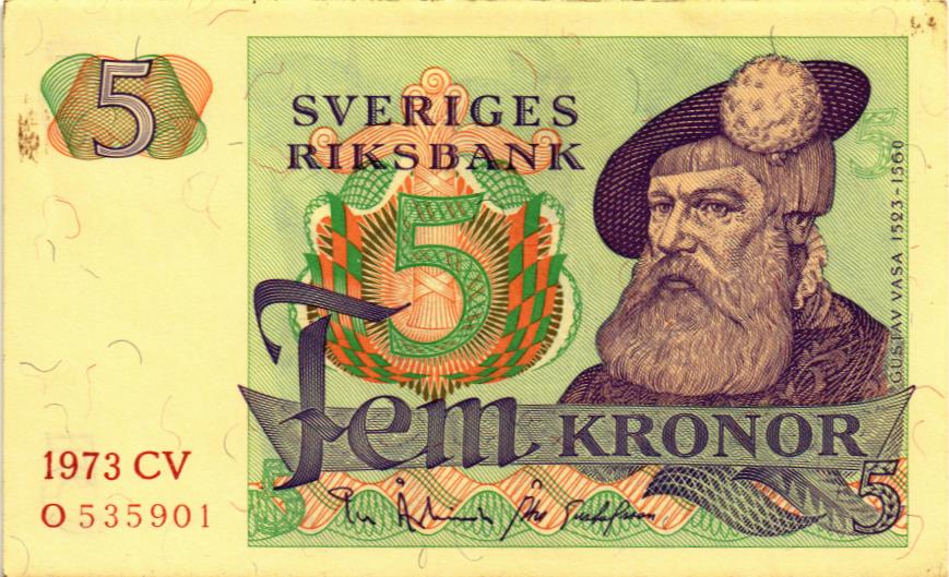 ШВЕЦИЯ 5 КРОН