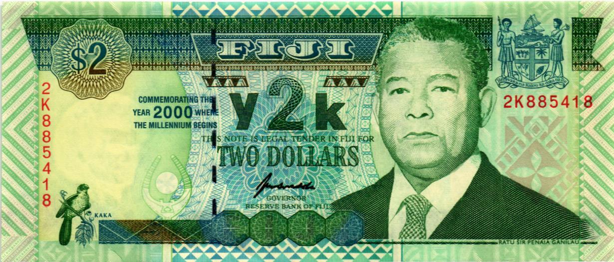 ФИДЖИ 2 ДОЛЛАРА