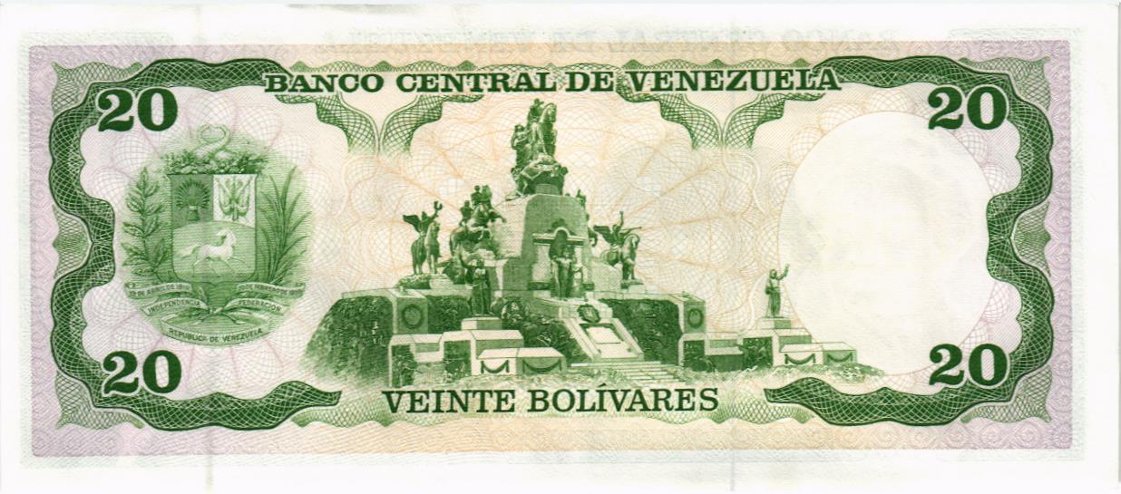 ВЕНЕСУЭЛА 20 БОЛИВАР мини 2