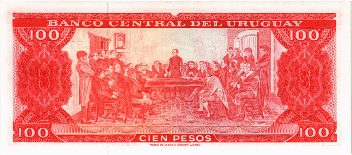УРУГВАЙ 100 ПЕСО мини 2
