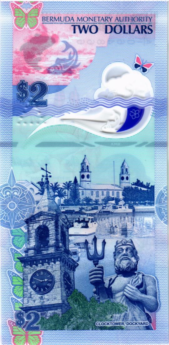 БЕРМУДСКИЕ ОСТРОВА 2 ДОЛЛАРА мини 2