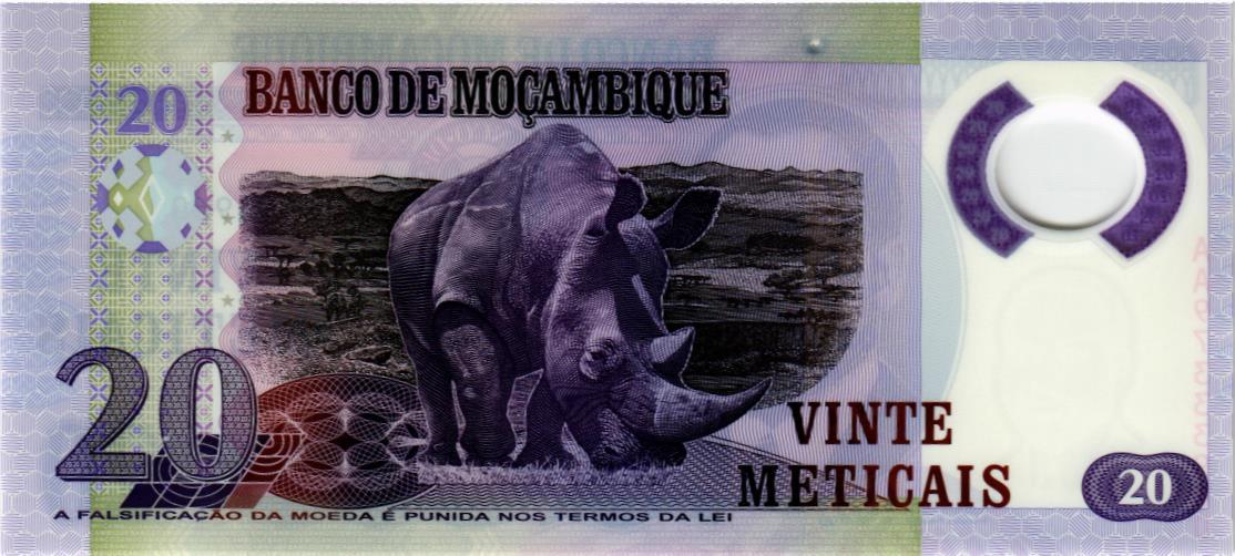 МОЗАМБИК 20 МЕТИКАЛЬ мини 2