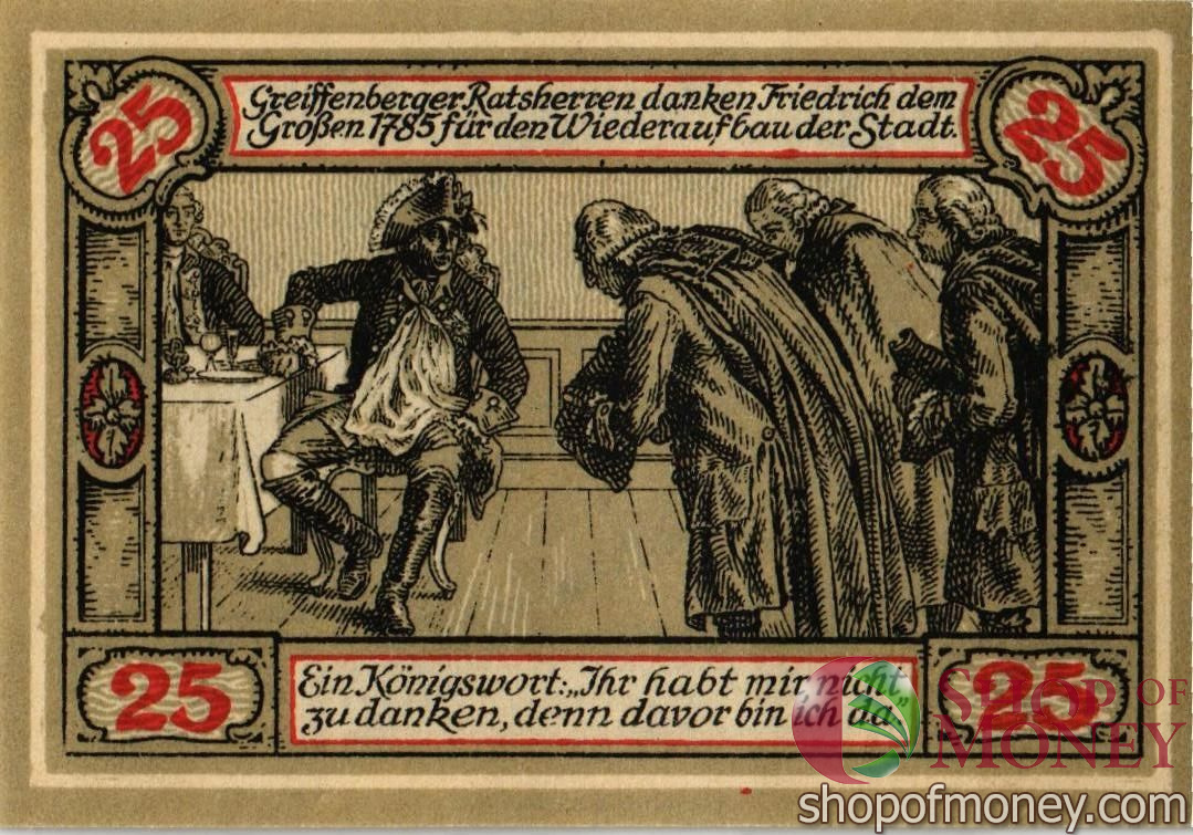 ГЕРМАНИЯ 25 ПФЕННИГОВ (НОТГЕЛЬД) мини 2