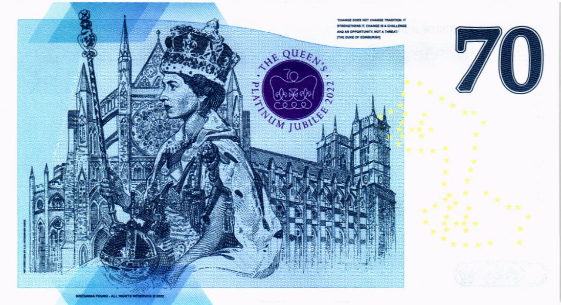 ВЕЛИКОБРИТАНИЯ/АНГЛИЯ 1 ФУНТ (СУВЕНИРНАЯ) мини 2