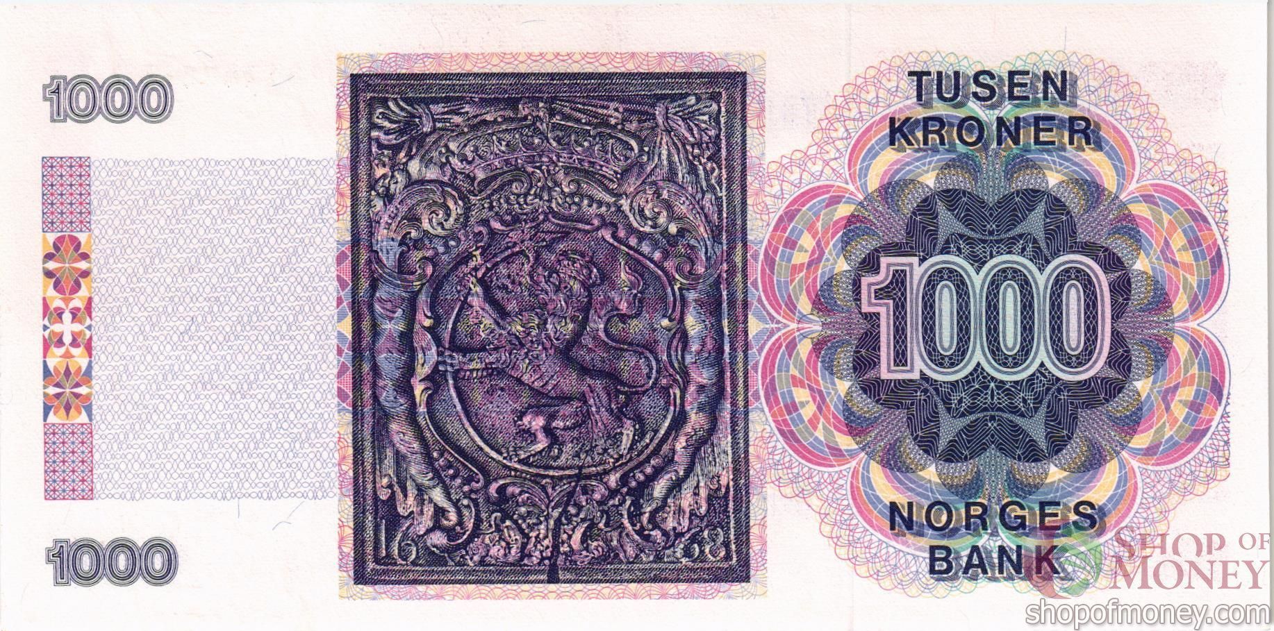 НОРВЕГИЯ 1000 КРОН мини 2