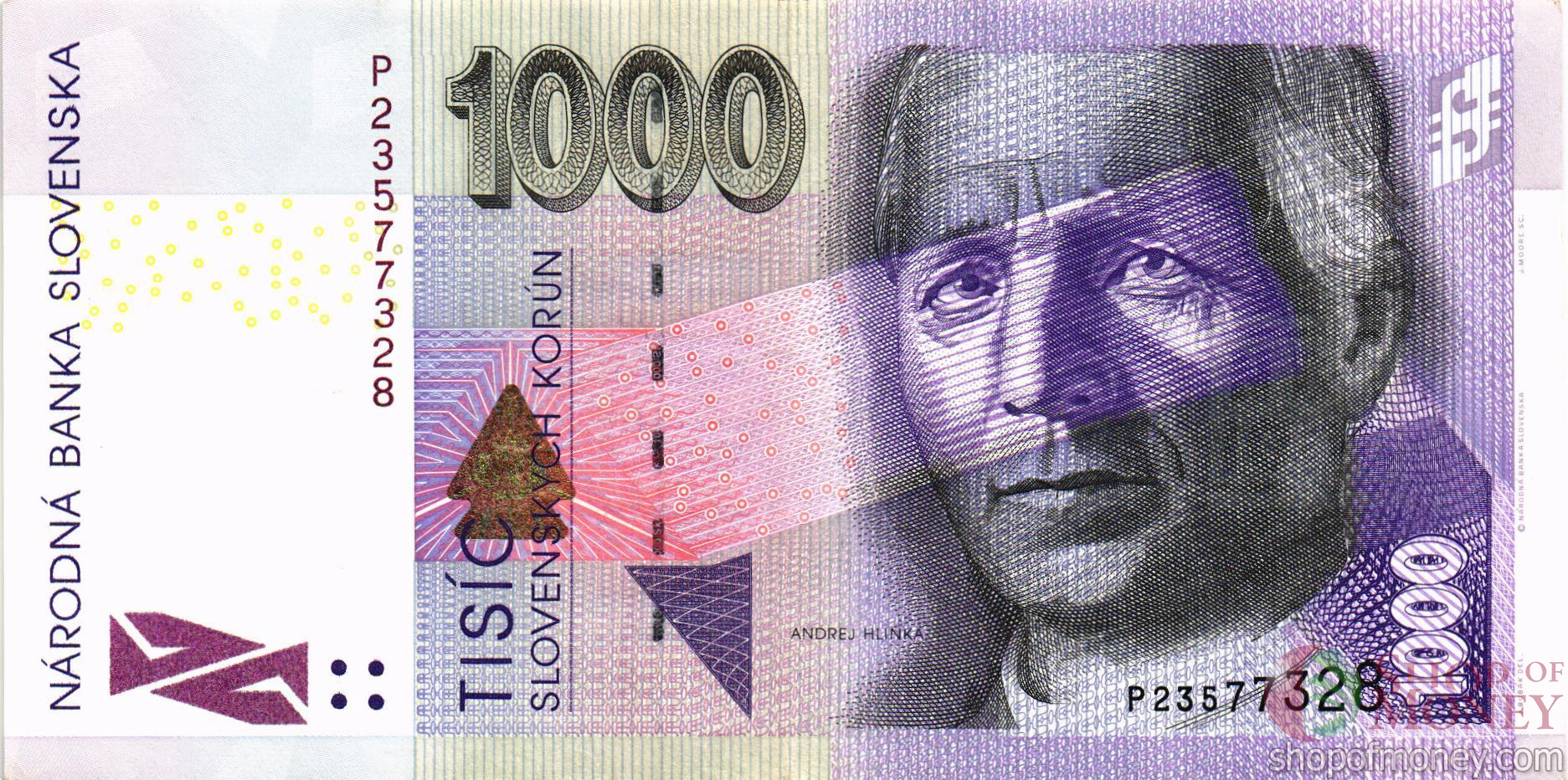 СЛОВАКИЯ 1000 КРОН мини 1