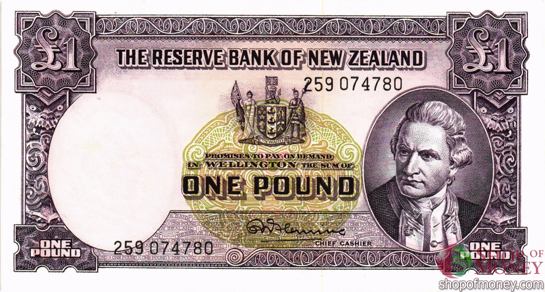НОВАЯ ЗЕЛАНДИЯ 1 ФУНТ мини 1