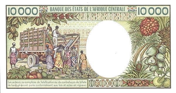 КАМЕРУН 10000 ФРАНКОВ мини 2