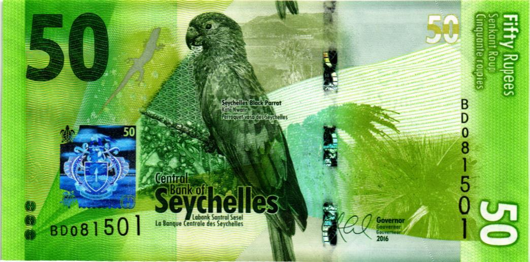 СЕЙШЕЛЬСКИЕ ОСТРОВА 50 РУПИЙ мини 1