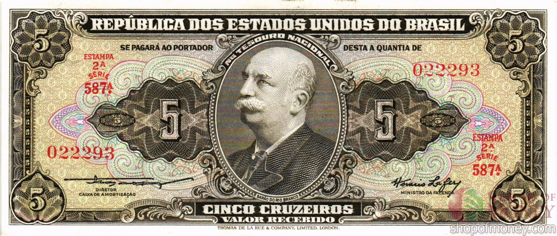 БРАЗИЛИЯ 5 КРУЗЕЙРО