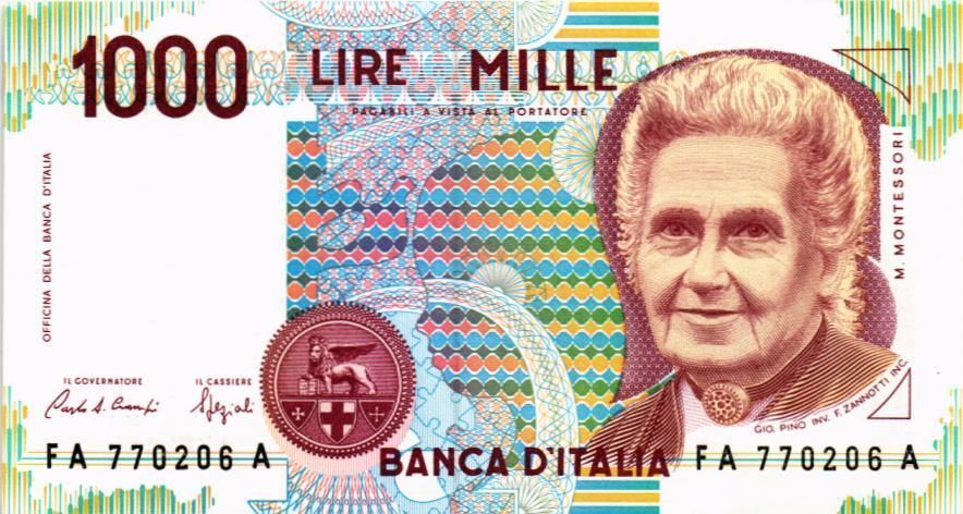 ИТАЛИЯ 1000 ЛИР