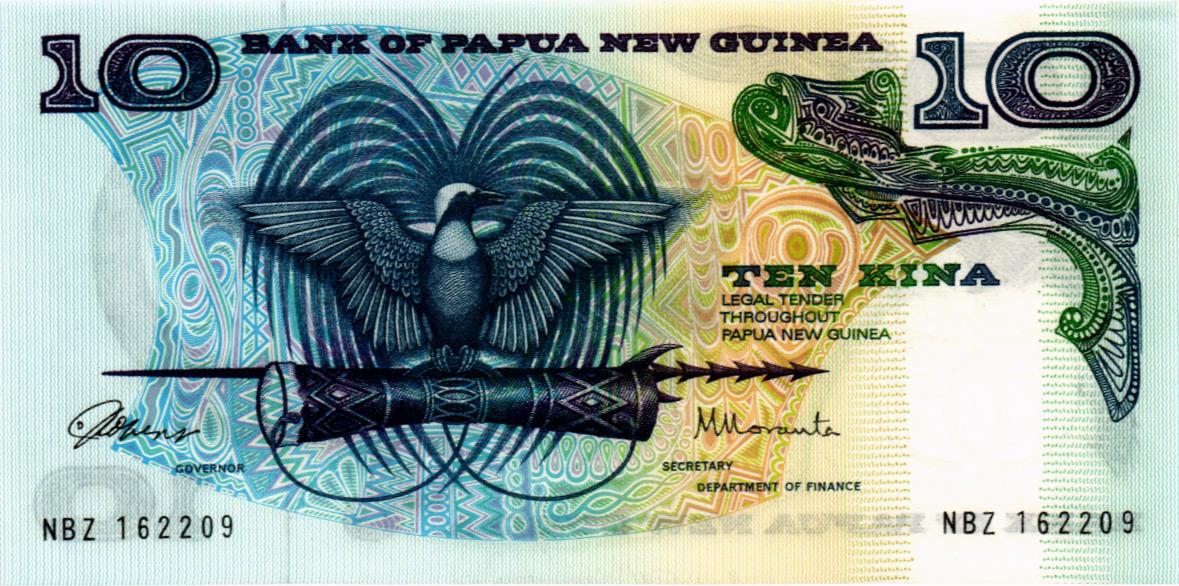 ПАПУА-НОВАЯ ГВИНЕЯ 10 КИНА