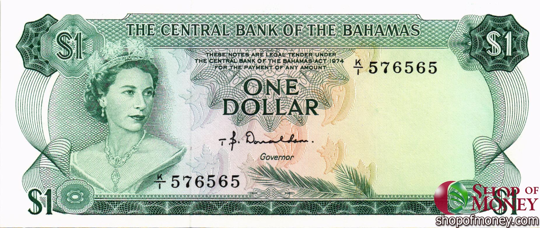 БАГАМСКИЕ ОСТРОВА 1 ДОЛЛАР