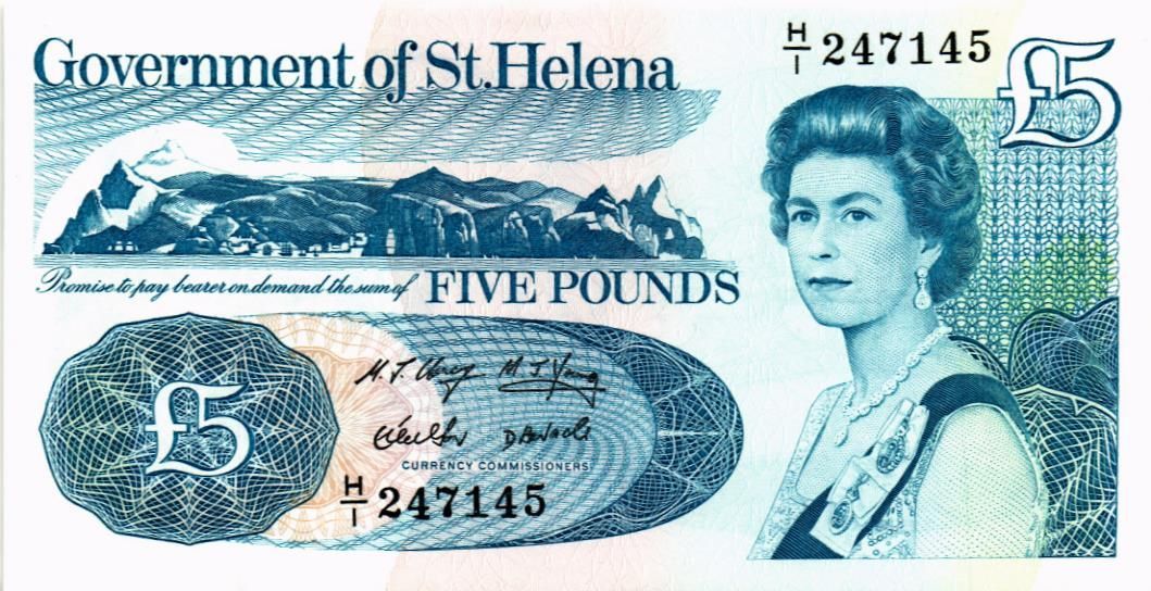 ОСТРОВ СВЯТОЙ ЕЛЕНЫ 5 ФУНТОВ мини 1