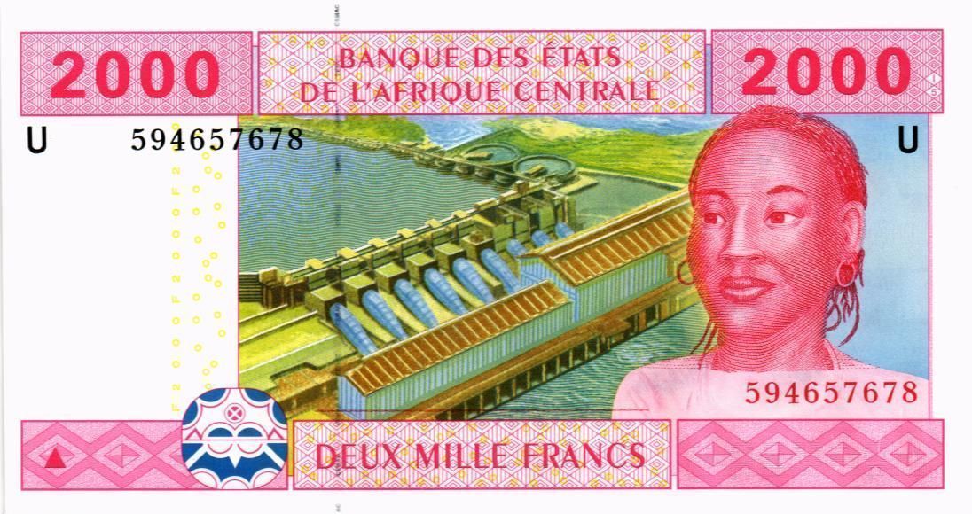 CAS - КАМЕРУН 2000 ФРАНКОВ (U)