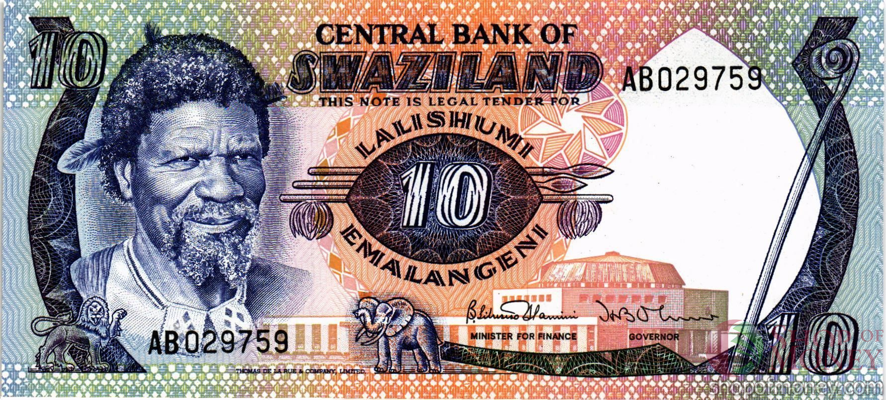 СВАЗИЛЕНД 10 ЭМАЛАНГЕНИ мини 1