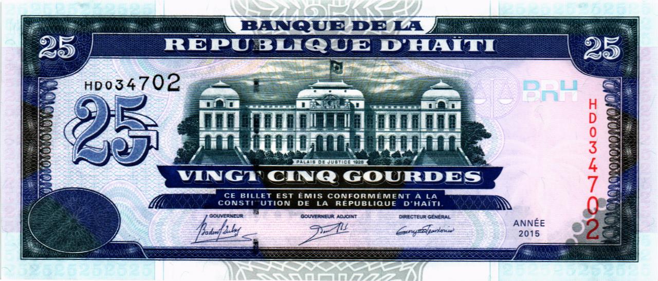 ГАИТИ 25 ГУРДОВ мини 1