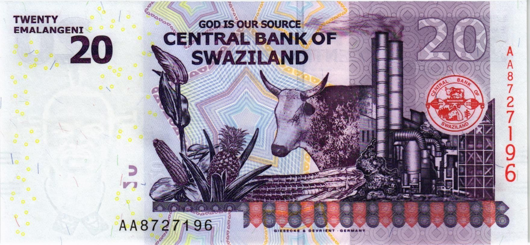 СВАЗИЛЕНД 20 ЭМАЛАНГЕНИ мини 2