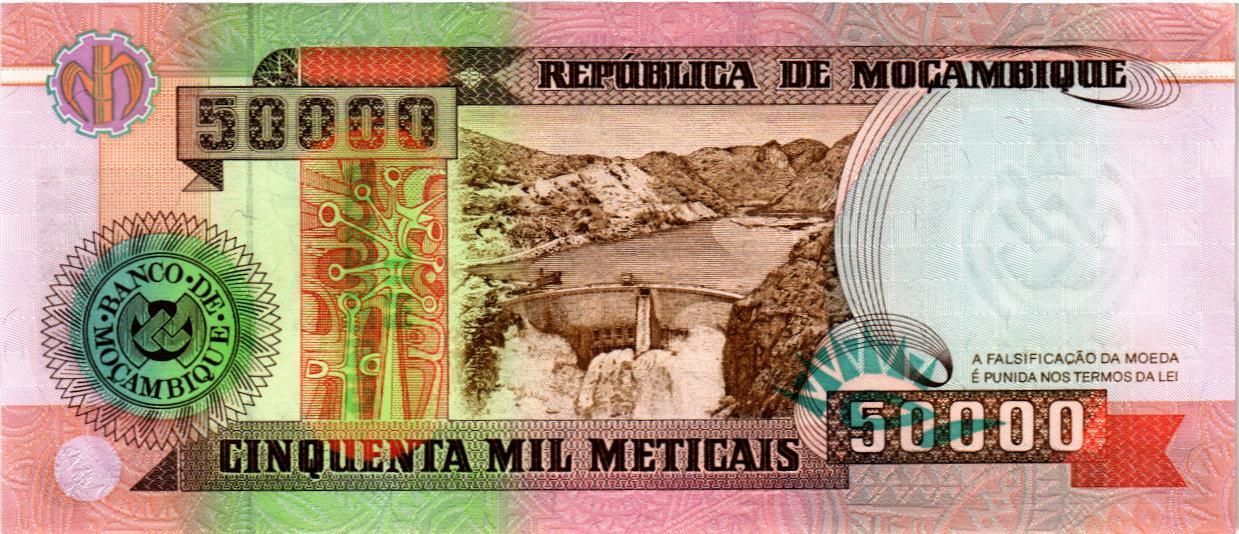 МОЗАМБИК 50000 МЕТИКАЛЬ мини 2