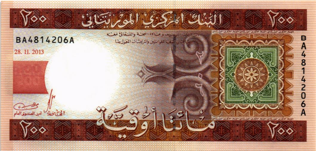 МАВРИТАНИЯ 200 УГИЙ