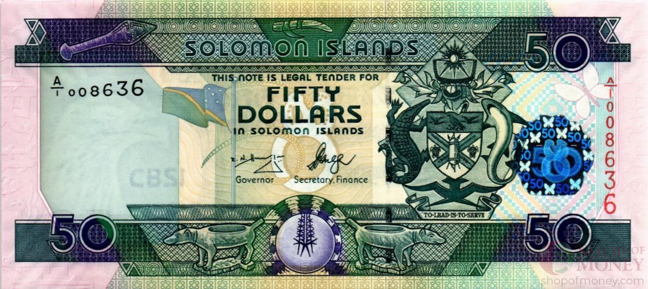 СОЛОМОНОВЫ ОСТРОВА 50 ДОЛЛАРОВ
