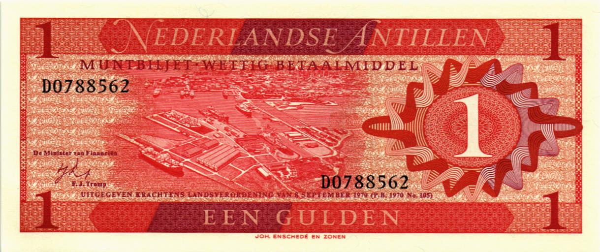 НИДЕРЛАНДСКИЕ АНТИЛЬСКИЕ ОСТРОВА 1 ГУЛЬДЕН мини 1