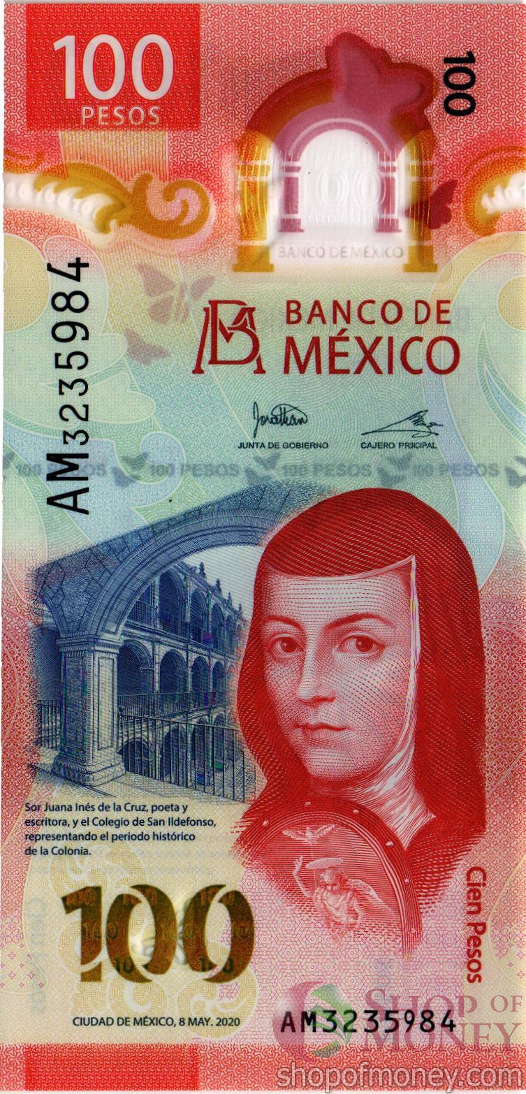 МЕКСИКА 100 ПЕСО (08.05.2020) мини 1