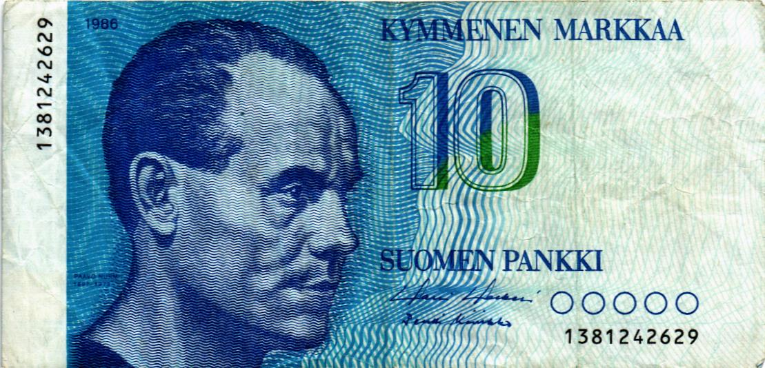 ФИНЛЯНДИЯ 10 МАРОК