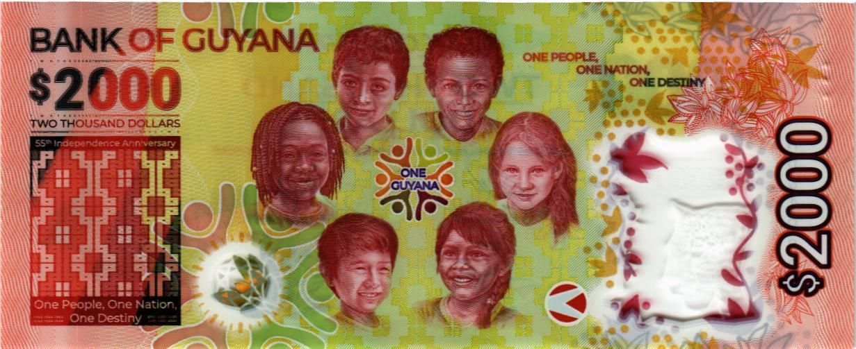 ГАЙАНА 2000 ДОЛЛАРОВ мини 2
