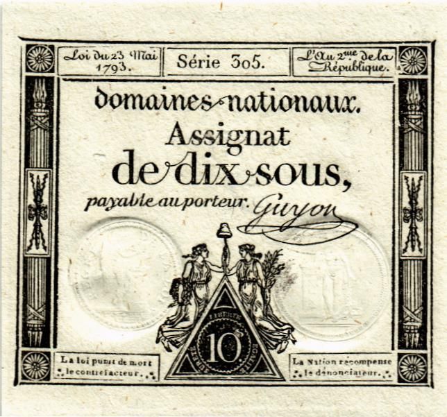 ФРАНЦИЯ 10 СОЛЬ мини 1