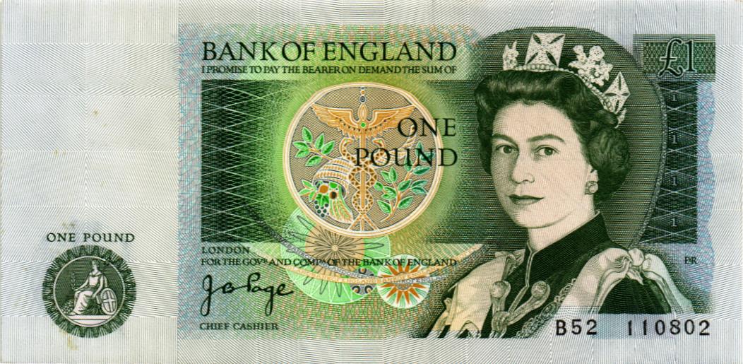 ВЕЛИКОБРИТАНИЯ/АНГЛИЯ 1 ФУНТ