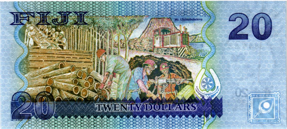 ФИДЖИ 20 ДОЛЛАРОВ мини 2
