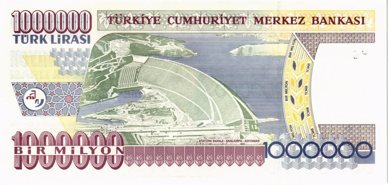 ТУРЦИЯ 1000000 ЛИР мини 2