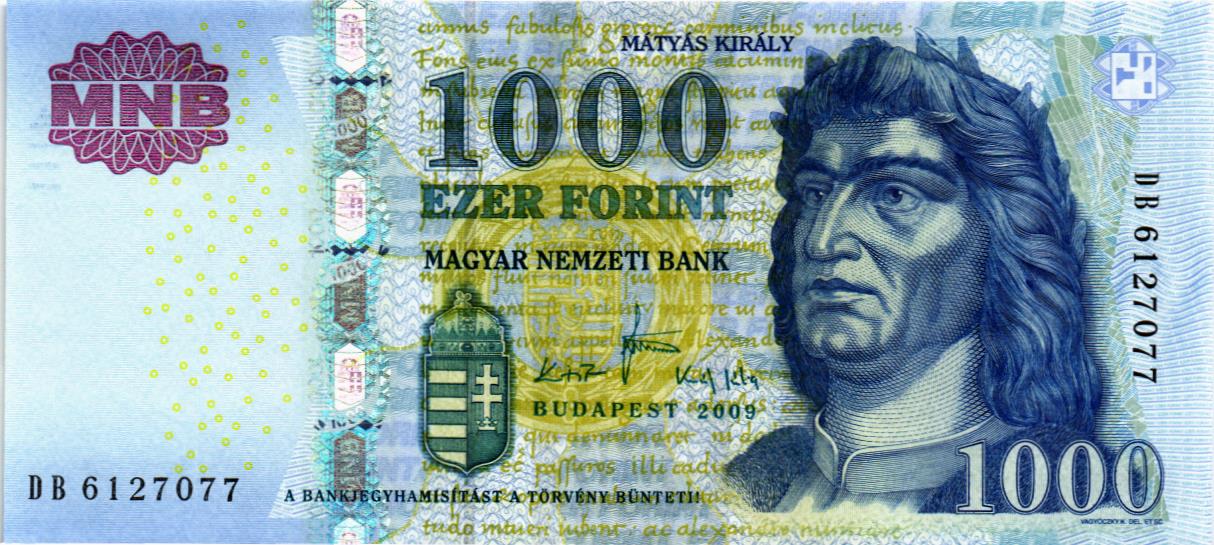 ВЕНГРИЯ 1000 ФОРИНТОВ мини 1