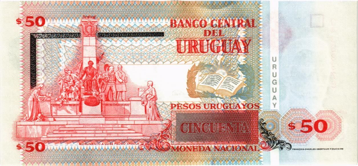УРУГВАЙ 50 ПЕСО мини 2