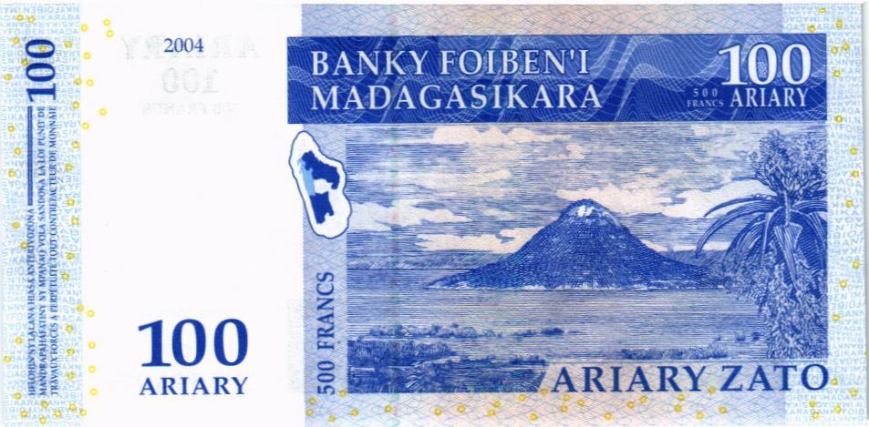 МАДАГАСКАР 100 АРИАРИ мини 2