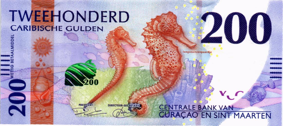 КЮРАСАО И СИНТ-МАРТЕН 200 ГУЛЬДЕНОВ