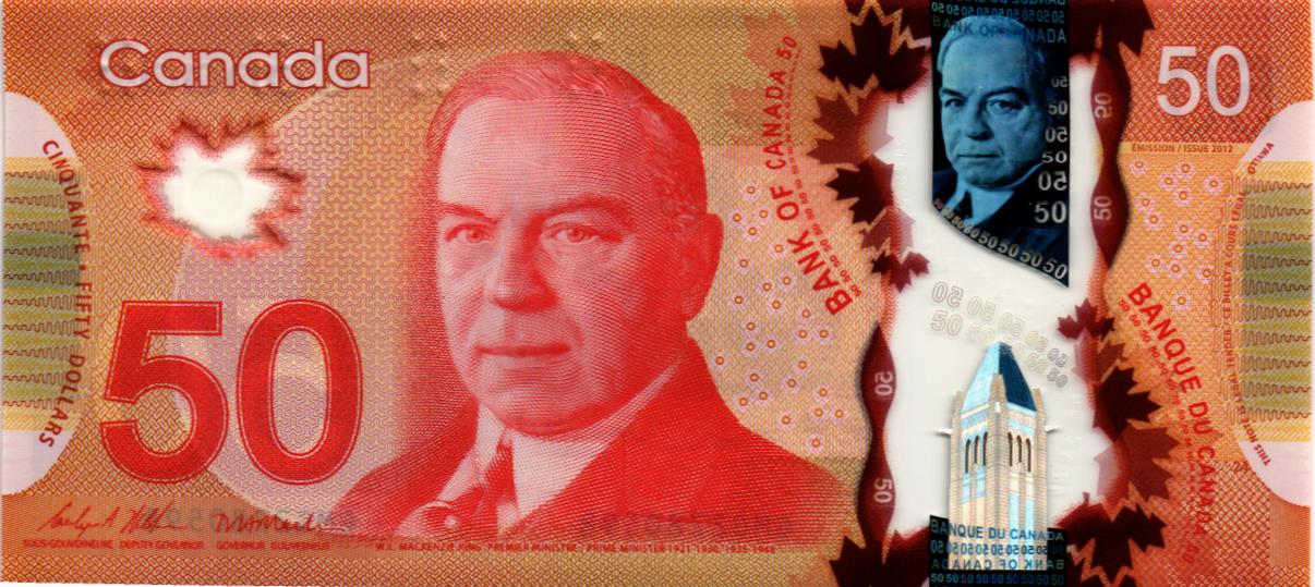 КАНАДА 50 ДОЛЛАРОВ мини 1