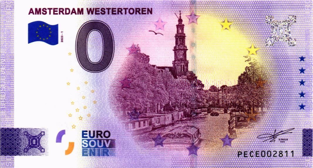 AMSTERDAM WESTERTOREN 0 ЕВРО мини 1