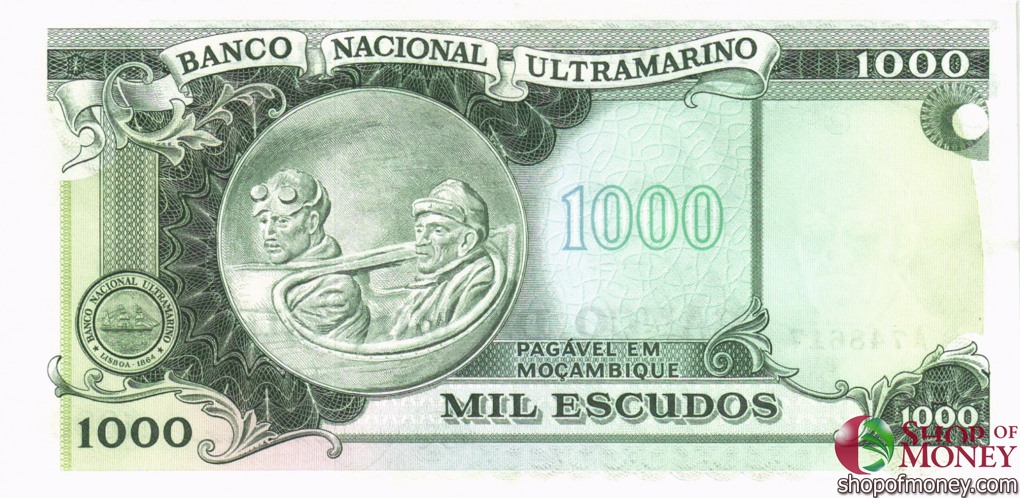 МОЗАМБИК 1000 ЭСКУДО мини 2