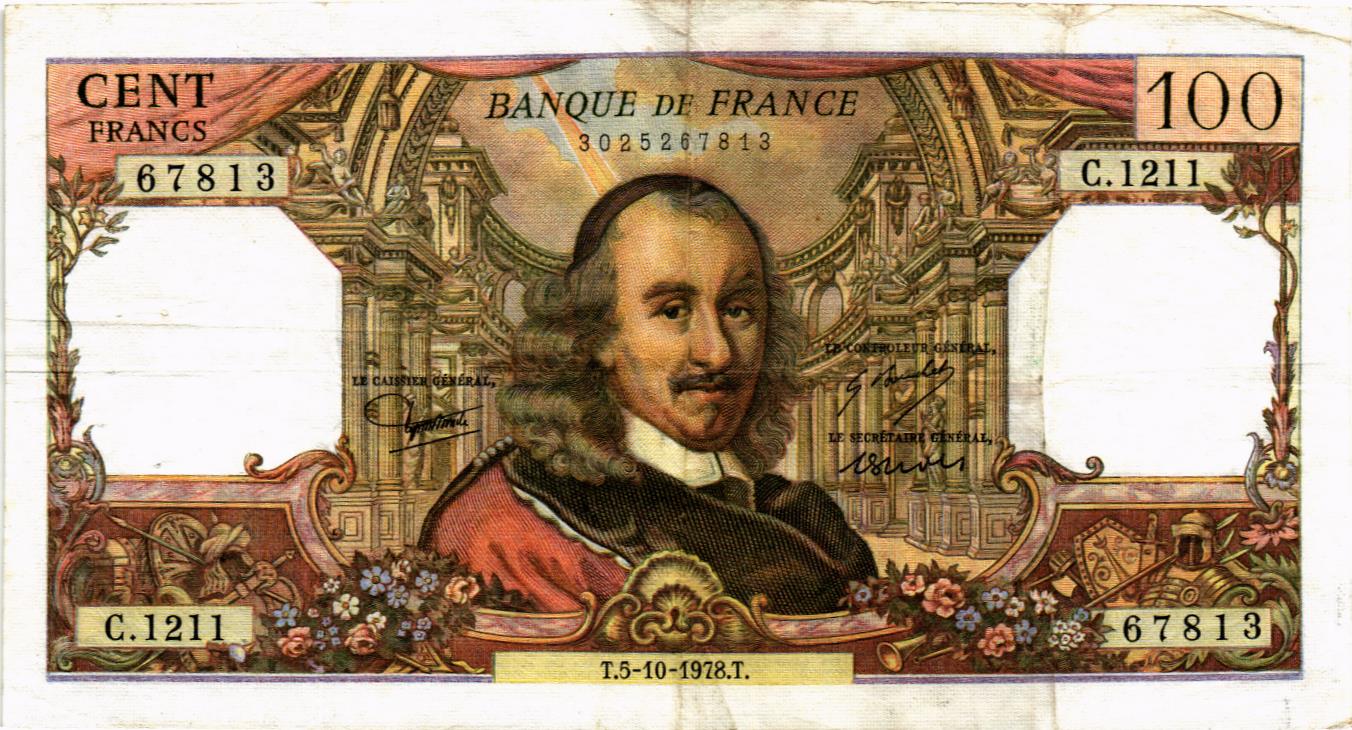 ФРАНЦИЯ 100 ФРАНКОВ мини 1